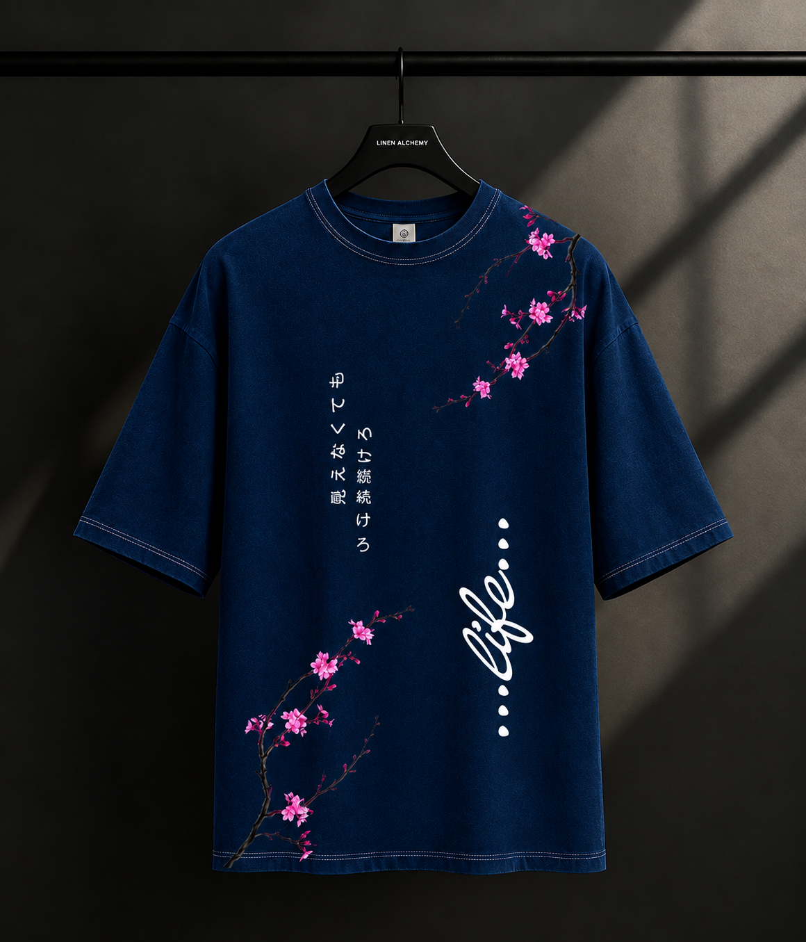 Midnight Blossom Tee